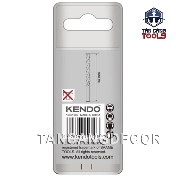Mũi Khoan Inox Chuôi Tròn Kendo (Nhiều Kích Thước) ( 5% Coban ) - Hình ảnh 4