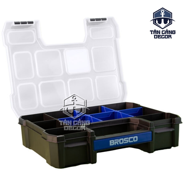 Hộp Đựng Linh Kiện 10 Ngăn Brosco BR720290 - Hình ảnh 4