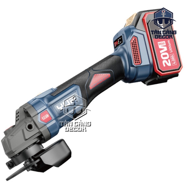 Máy Mài Góc 100 mm Dùng Pin YUP YP20 G100A (1 Pin + 1 Sạc) - Hình ảnh 3