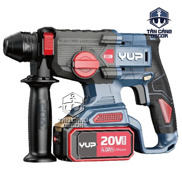 Máy Khoan Đục Bê Tông Dùng Pin YUP YP20 H24M (Thân Máy) - Hình ảnh 3
