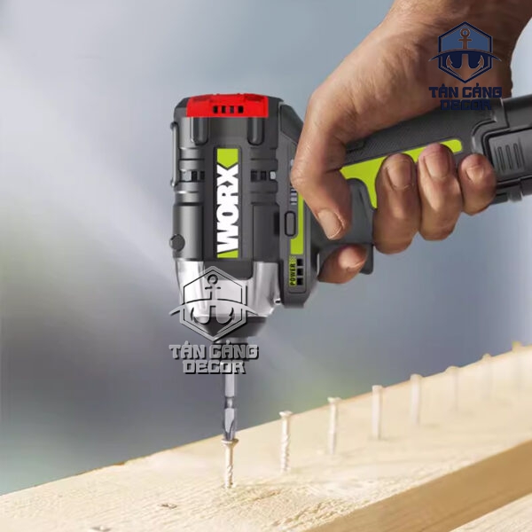 Máy Vặn Vít Động Lực Dùng Pin 12V Worx WU132X (Bản Nâng Cấp 2025) ( Thân Máy ) - Hình ảnh 4