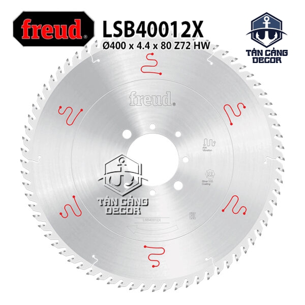 Lưỡi Cưa Hợp Kim 400 x 80mm x 72T Freud LSB40012X – TCG, Dòng Extended Life X-Series