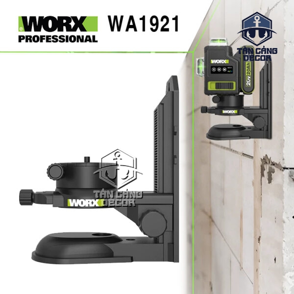 Giá Đỡ Từ Máy Cân Bằng Laser Worx WA1921 – Gắn Tường, Tương Thích WU005