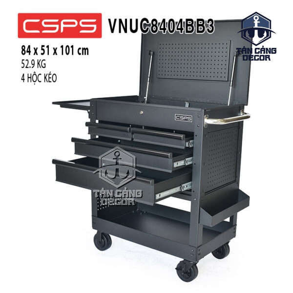 Tủ Dụng Cụ 84cm 04 Hộc Kéo CSPS VNUC8404BB3 - Tải trọng 320kg