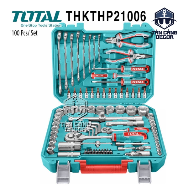 Bộ Đồ Nghề 100 Chi Tiết TOTAL THKTHP21006