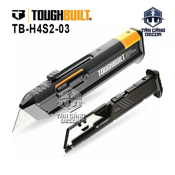 Dao Rọc Giấy Thay Lưỡi Nhanh ToughBuilt TB-H4S2-03 Kèm 2 Hộp Lưỡi Dao