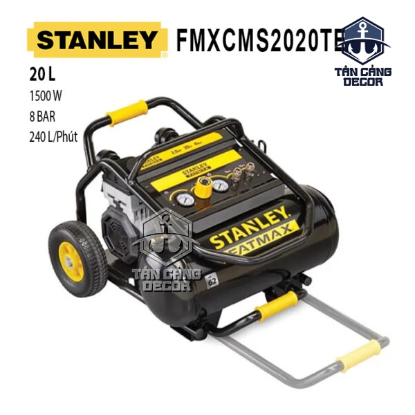 Máy Nén Khí Không Dầu 20L Stanley Fatmax FMXCMS2020TE – 1500W (2HP), 8 Bar, 240L/Phút