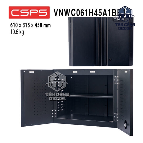 Tủ Dụng Cụ Treo Tường 61cm CSPS VNWC061H45A1BB1 – 01 Ngăn