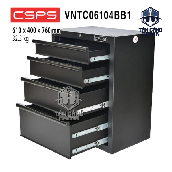 Tủ Dụng Cụ 61cm CSPS VNTC06104BB1 – 04 Hộc Kéo