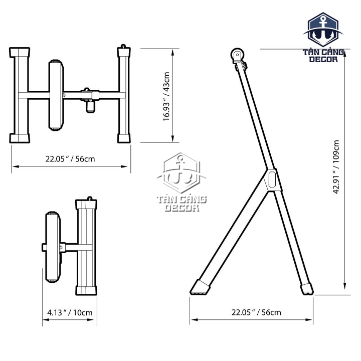 Chân Đỡ Con Lăn ToughBuilt TB-S200 – Roller Stand Điều Chỉnh Độ Cao - Ảnh 6