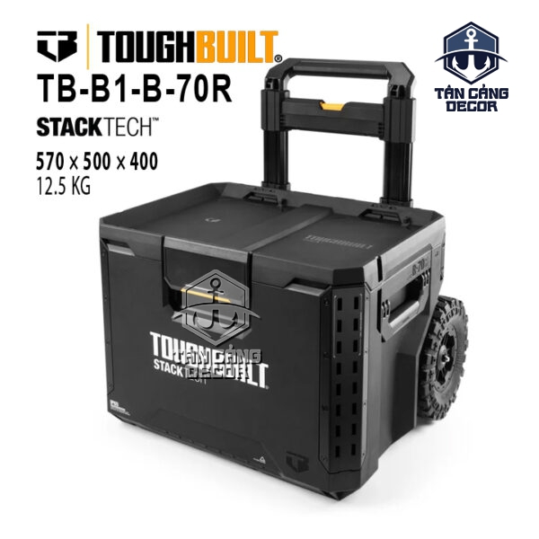 Thùng đồ nghề có bánh xe ToughBuilt StackTech TB-B1-B-70R – Rolling Tool Box