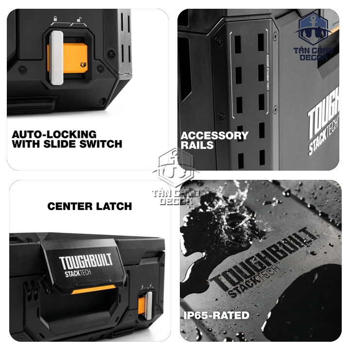 Hộp Đựng Dụng Cụ ToughBuilt TB-B1-B-30 – StackTech Tool Box - Ảnh 7