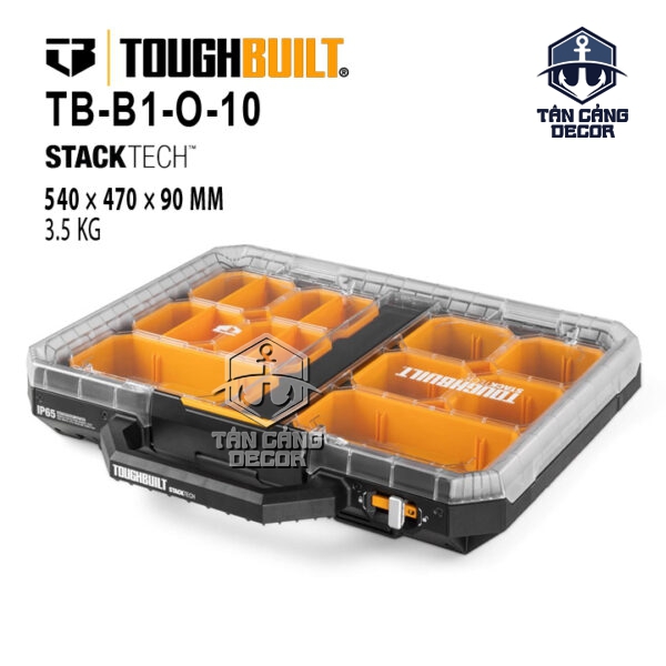 Hộp Đựng Dụng Cụ ToughBuilt TB-B1-O-10 - StackTech Low Profile Organizer