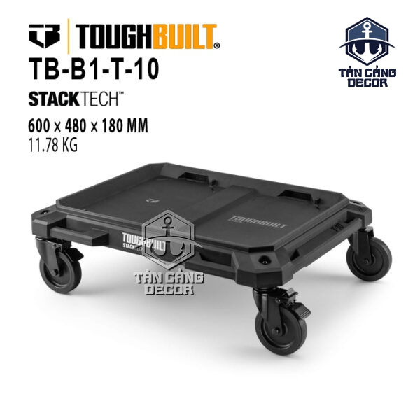 Đế Xe Đẩy 4 Bánh StackTech ToughBuilt TB-B1-T-10 – Tải Trọng 113kg
