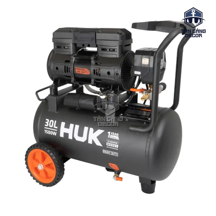Máy Nén Khí Không Dầu 30L HUKAN G3-NKKD30L – Công Suất 1500W, Khí Sạch, Hiệu Suất Cao - Ảnh 4