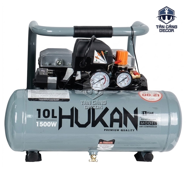 Máy Nén Khí Không Dầu 10L 2HP HUKAN G2-AC10L-LUX GEN2 PRO - Ảnh 4