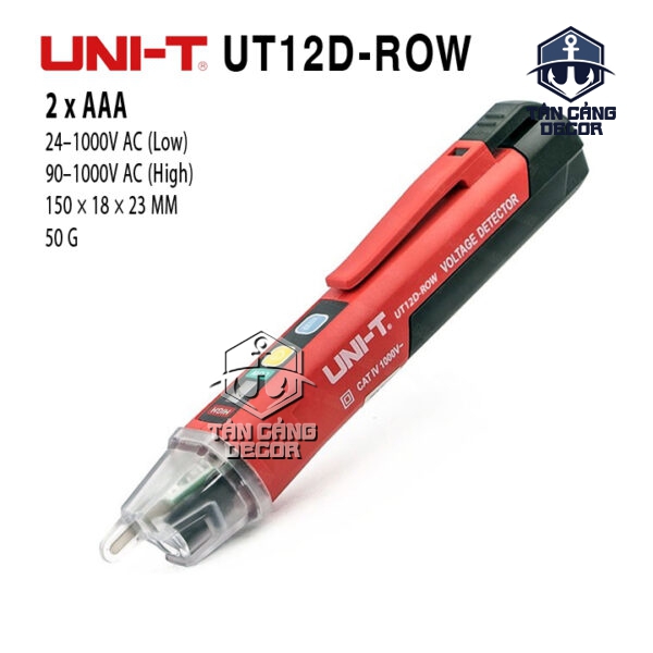 Bút Thử Điện Không Tiếp Xúc 24–1000V AC UNI-T UT12D-ROW
