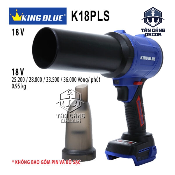 Máy Thổi Phản Lực Dùng Pin 18V KingBlue K18PLS (Thân Máy) ( Chân Pin Phổ Thông )