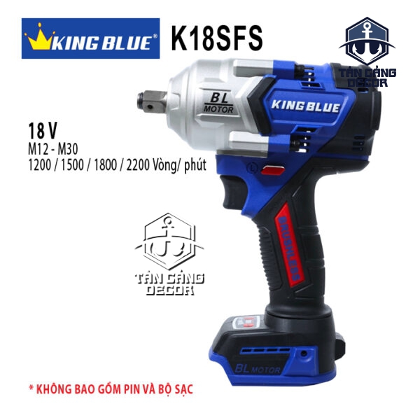 Máy Siết Bulong Dùng Pin 18V KingBlue K18SFS (Thân Máy)