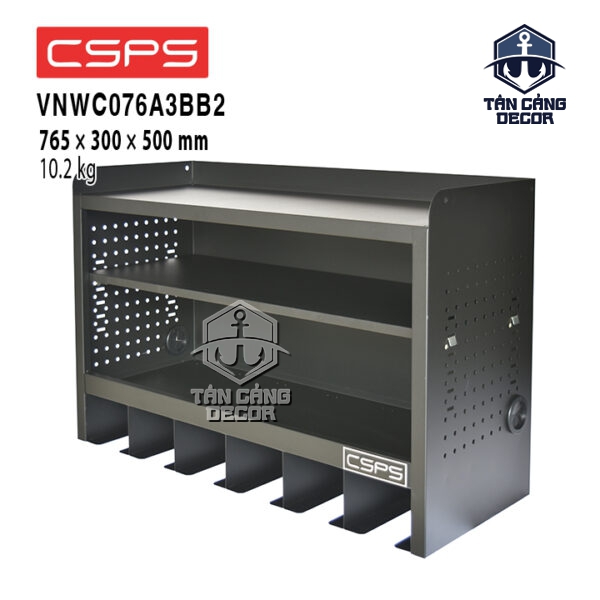 Tủ Dụng Cụ Treo Tường 76cm CSPS VNWC076A3BB2 – 01 Vách Ngăn