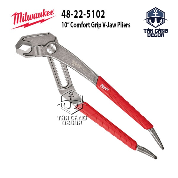 Kìm Mỏ Quạ Hàm Lục Giác 10 Inch Milwaukee 48-22-6210 – 22 Vị Trí Điều Chỉnh