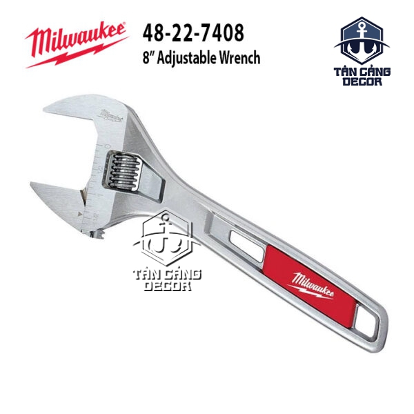 Mỏ Lết Điều Chỉnh 8 Inch Milwaukee 48-22-7408 - Hàm 1-1/8 Inch