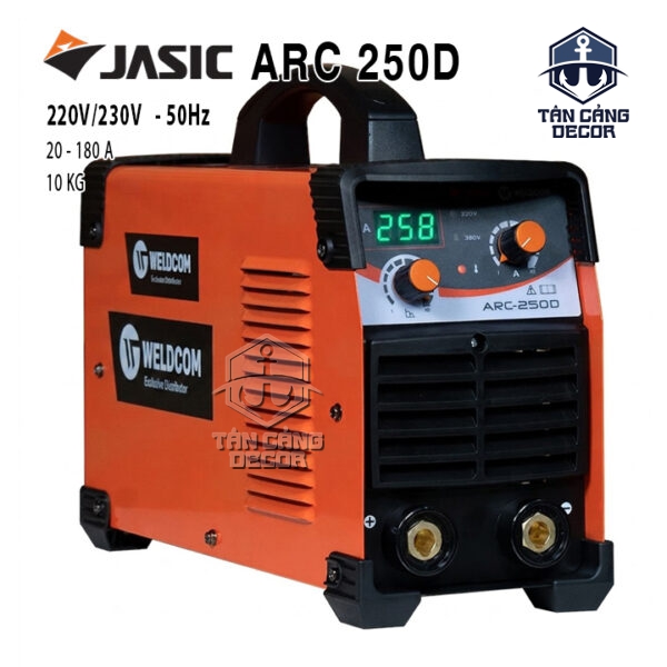 Máy Hàn Que 220V/380V Jasic ARC 250D - 20 - 230A, Hàn Que 2.0 - 5.0mm