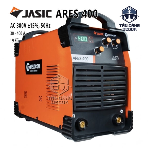 Máy Hàn Que 380V JASIC ARES 400 - 400A, Inverter IGBT, Que Hàn 2.0-5.0mm