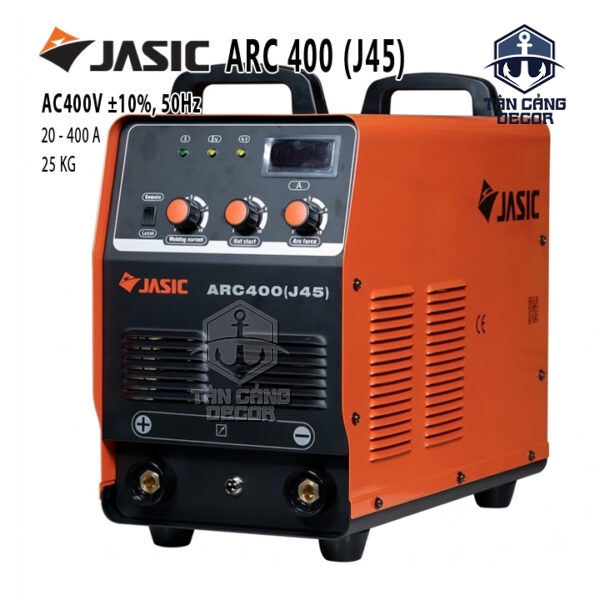 Máy Hàn Que JASIC ARC 400 J45 - 400A, Inverter IGBT, 3 Pha 400V, Hàn Que 2.5-5.0mm