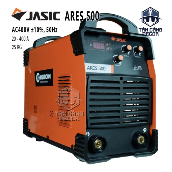 Máy Hàn Que 380V JASIC ARES 500 - 500A, Inverter IGBT, Hàn Que 2.5-5.0mm