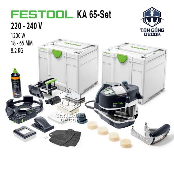 Máy Dán Cạnh Cầm Tay 1200W Festool KA 65-Set (577840)